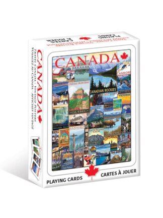 Playing Cards Travel Canada Vintage Posters - Anciennes Affiches