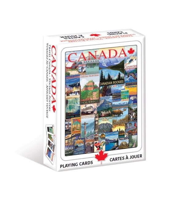 Playing Cards Travel Canada Vintage Posters - Anciennes Affiches