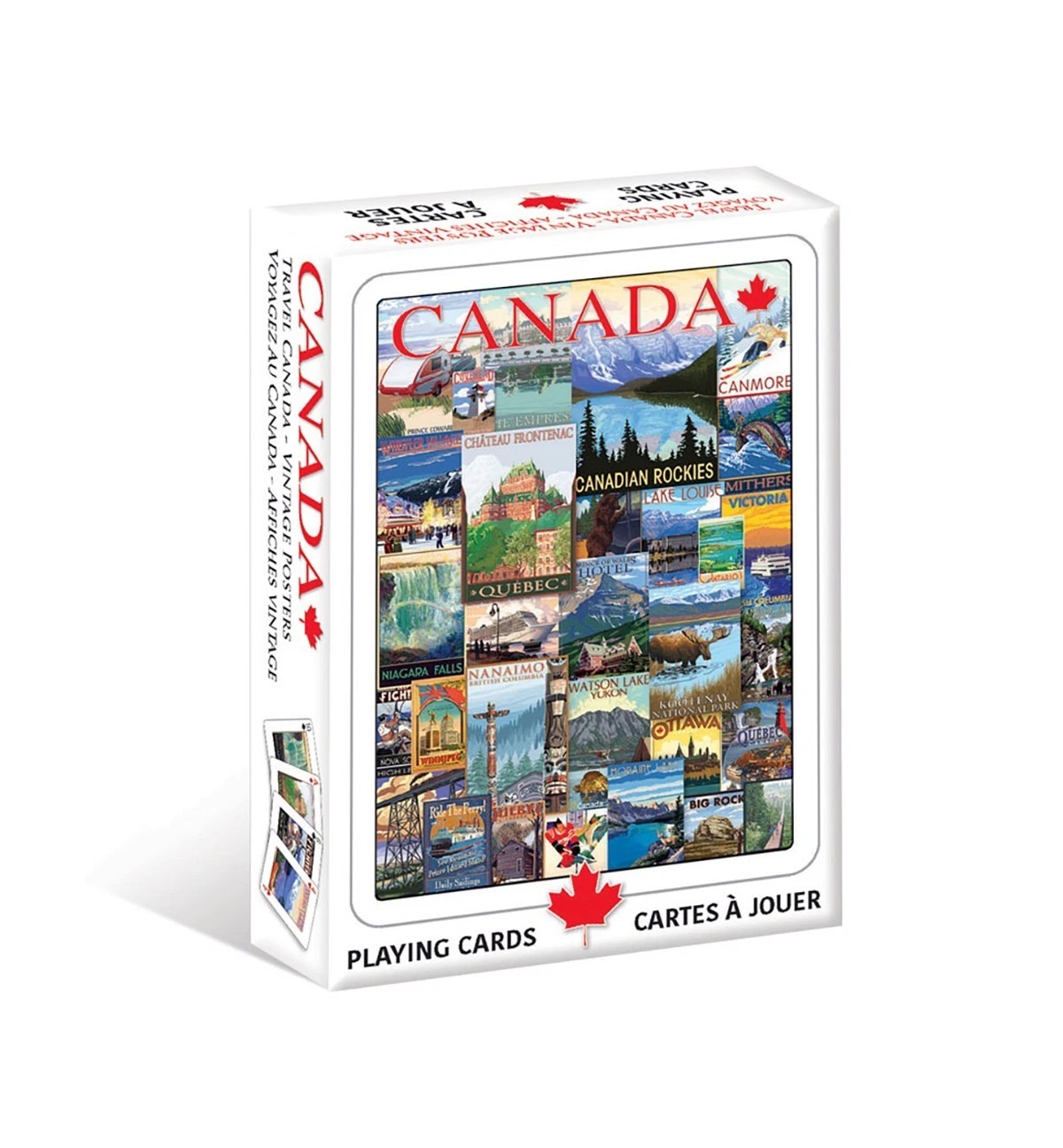 Playing Cards Travel Canada Vintage Posters - Anciennes Affiches