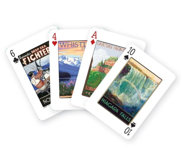 Playing Cards Travel Canada Vintage Posters - Anciennes Affiches