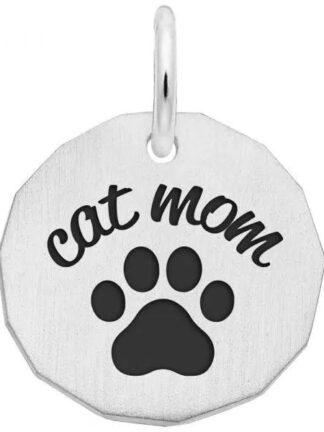 Cat Mom | Sterling Silver Charm