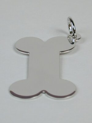 Dog Bone Charm | Sterling Silver