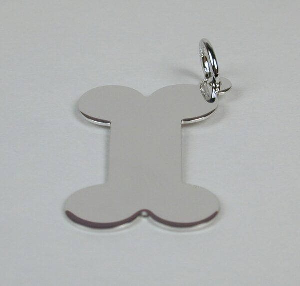 Dog Bone Charm | Sterling Silver