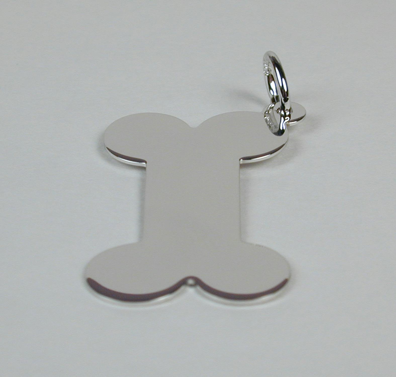 Dog Bone Charm | Sterling Silver