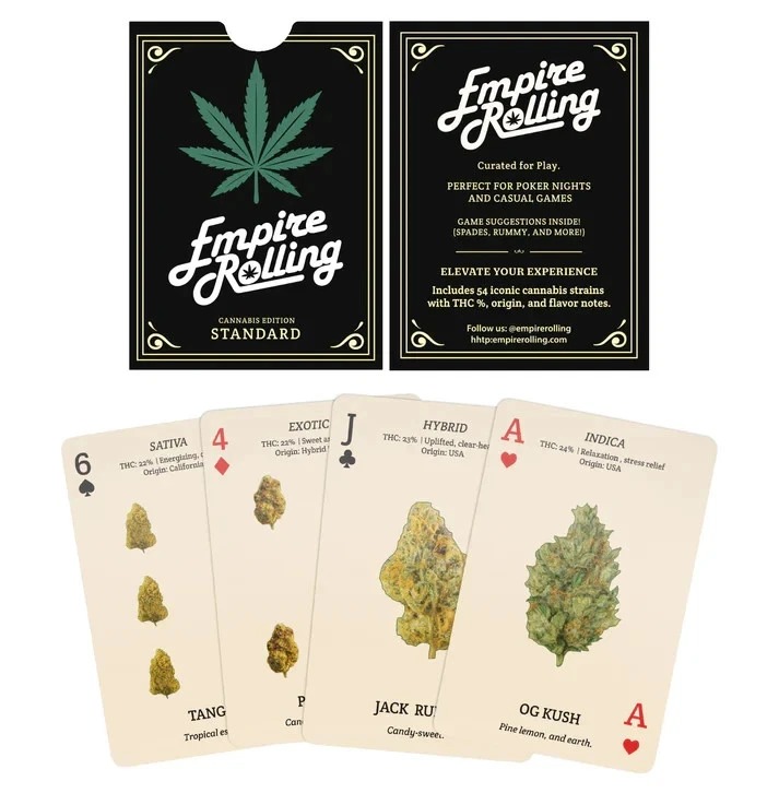 Empire Rolling Playing Cards - Cannabis Edition - Image 2