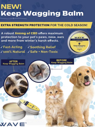 Wave 600mg Pet Balm | Keep Wagging