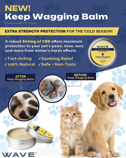 Wave 600mg Pet Balm | Keep Wagging