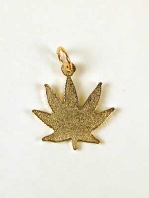 Cannabis Leaf Charm w/ Zipper Pull - Image 3