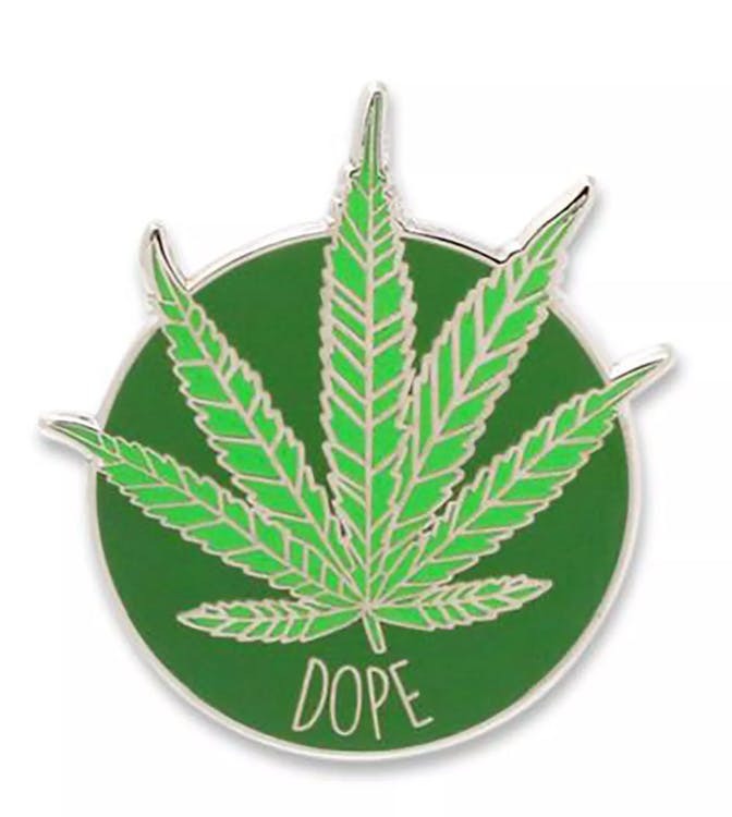 Marijuana Cannabis Leaf | Dope Lapel Pin