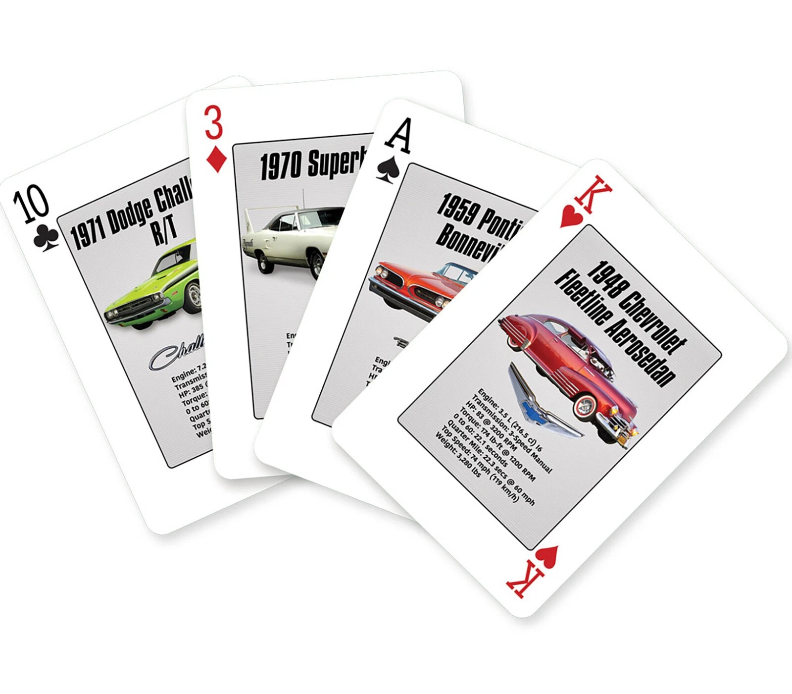 Playing Cards American Muscle Car Evolution - Image 5
