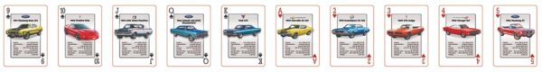 Playing Cards American Muscle Car Evolution