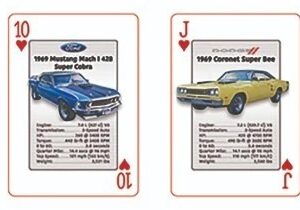 Playing Cards American Muscle Car Evolution - Image 2