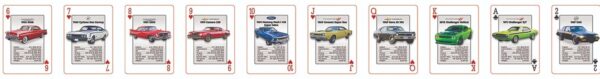 Playing Cards American Muscle Car Evolution
