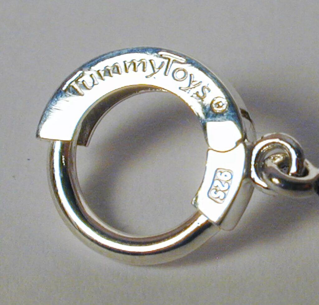 TummyToys® Navel Belly Ring with Sterling Silver Marijuana Leaf Charm