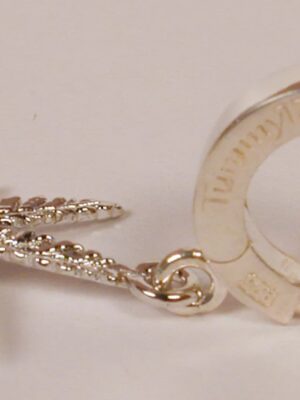 TummyToys® Navel Belly Ring with Sterling Silver Marijuana Leaf Charm - Image 2