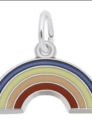 Rainbow Charm | Sterling Silver with Lobster Claw
