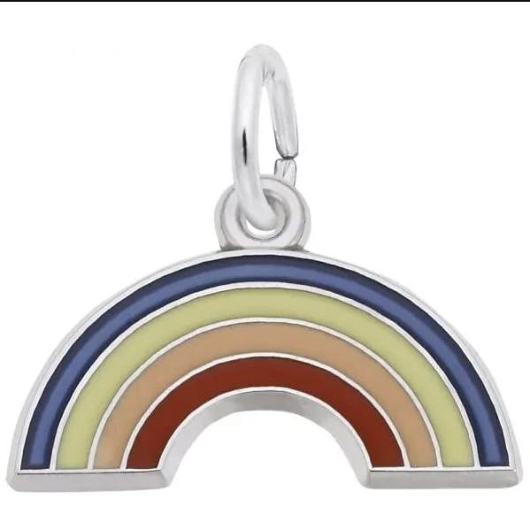 Rainbow Charm | Sterling Silver with Lobster Claw