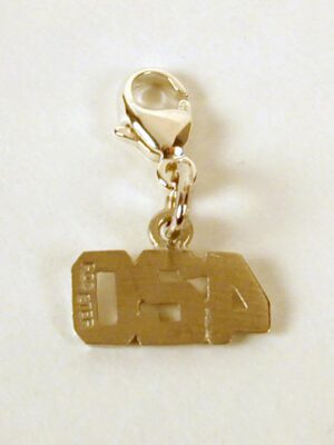 Sterling Silver Cannabis / Marijuana 420 Charm - Image 2