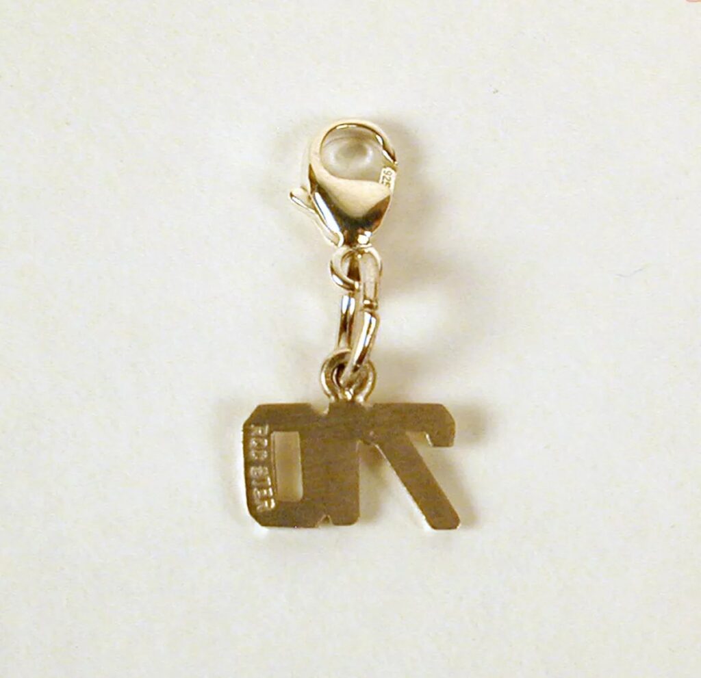 Sterling Silver Cannabis / Marijuana 710 Charm