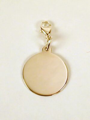 Sterling Silver Engraved Cannabis / Marijuana Leaf Charm - Image 2