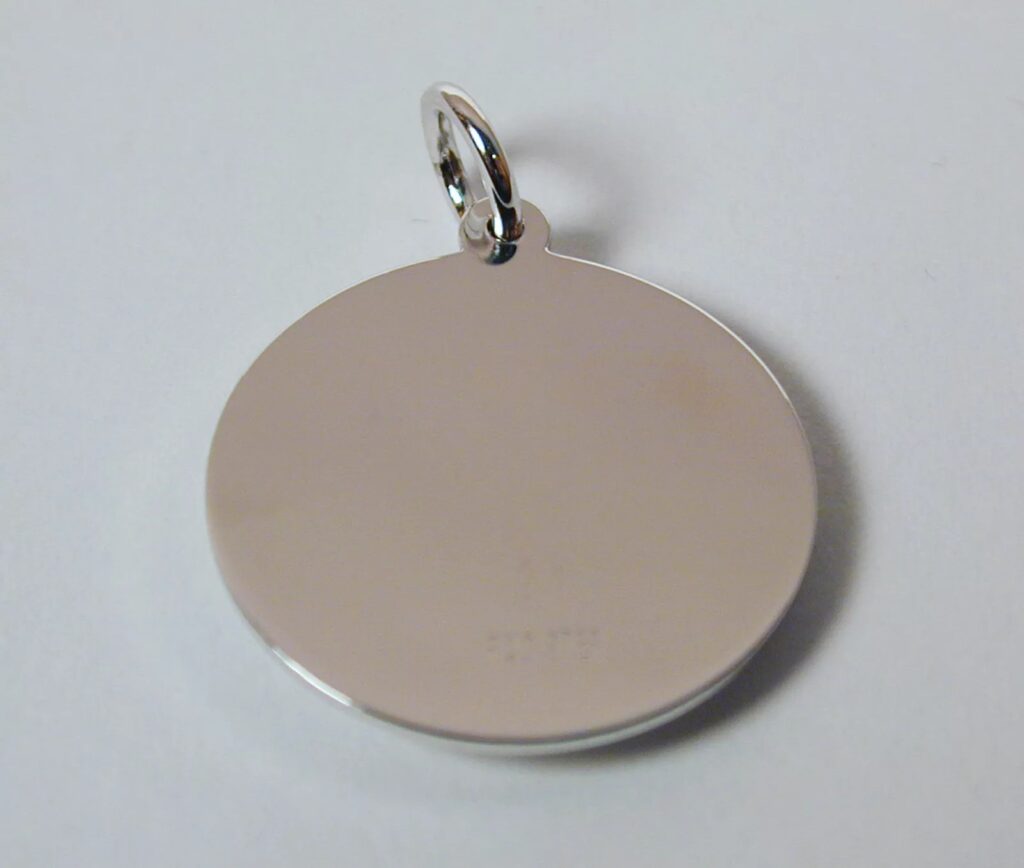 Key Ring with Sterling Silver Marijuana Engravable Leaf Charm