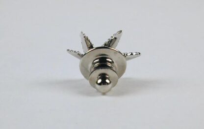 Sterling Silver Marijuana Leaf Lapel Pin / Tie Tack - Image 3