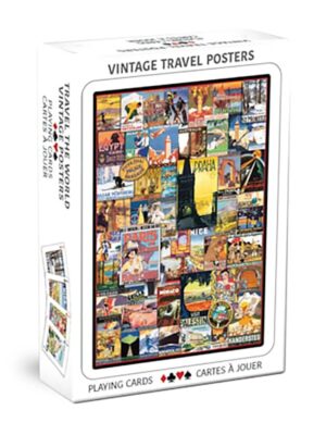 Playing Cards Vintage Travel Posters