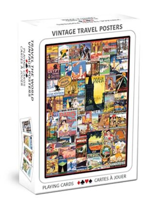 Playing Cards Vintage Travel Posters