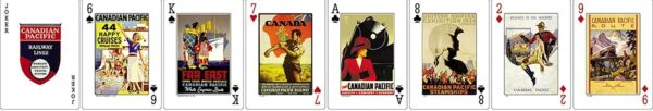 Playing Cards Vintage Travel Posters