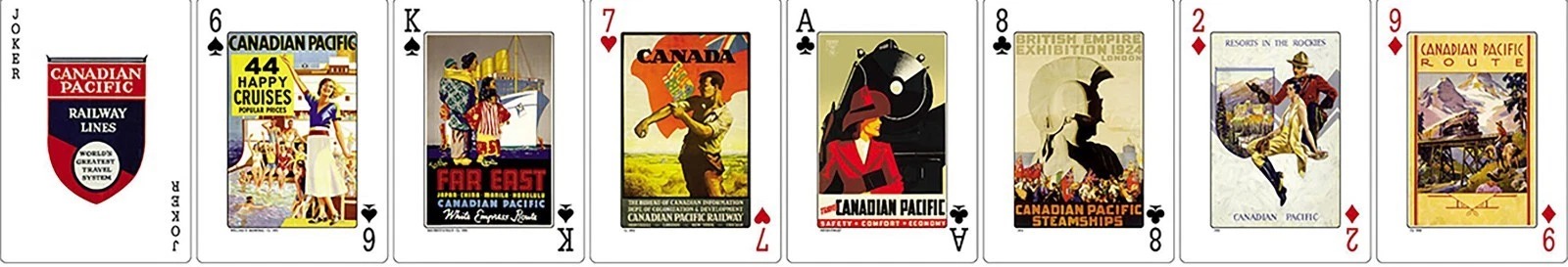 Playing Cards Vintage Travel Posters - Image 2