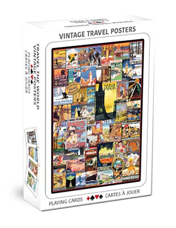 Playing Cards Vintage Travel Posters