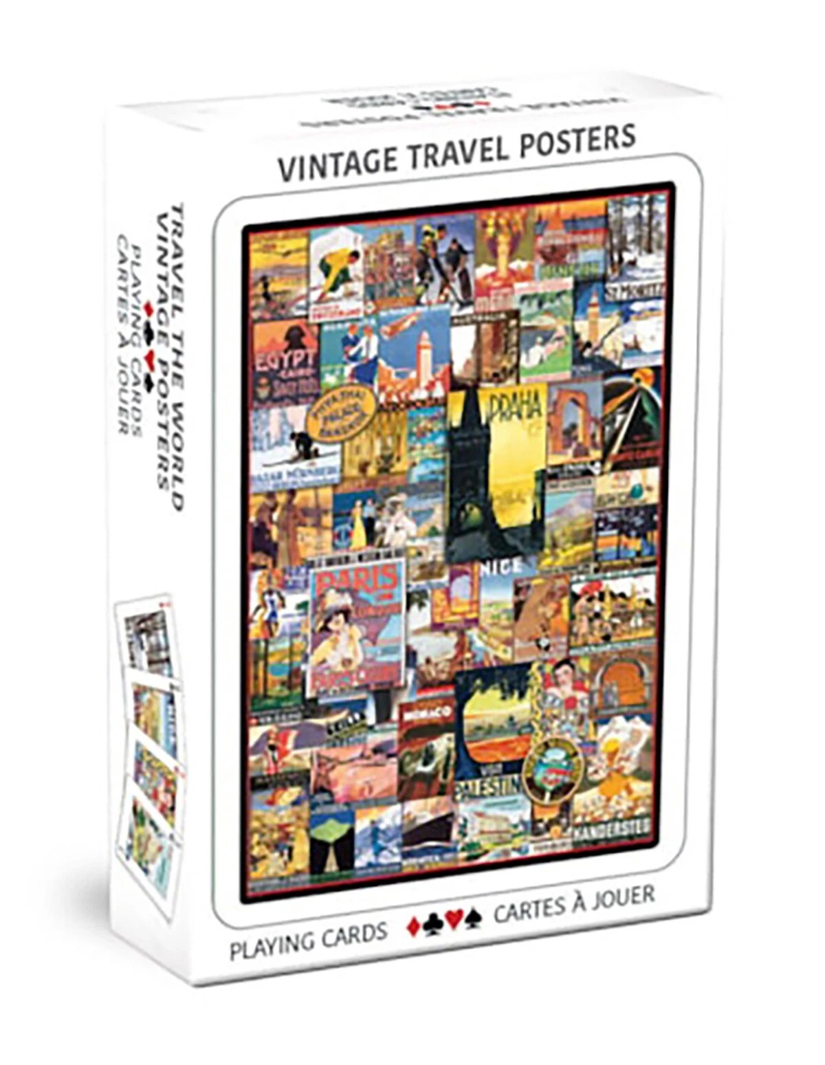 Playing Cards Vintage Travel Posters