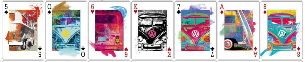 Playing Cards VW Cool Faces