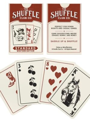 Western Edition Playing Cards - Vintage Cowboy Deck - Image 2