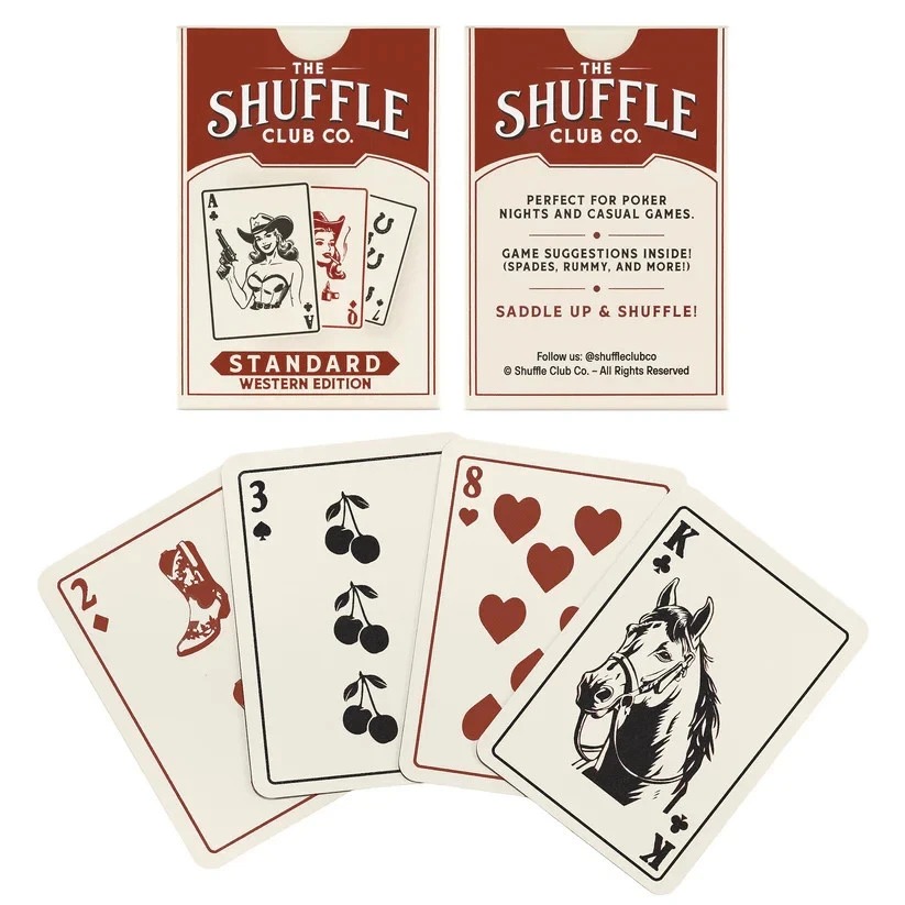 Western Edition Playing Cards - Vintage Cowboy Deck - Image 2