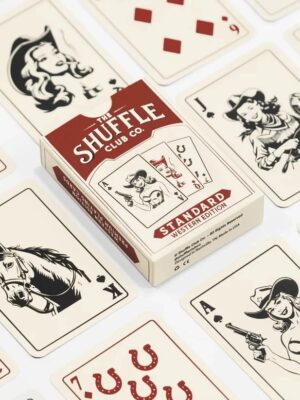 Western Edition Playing Cards - Vintage Cowboy Deck - Image 3