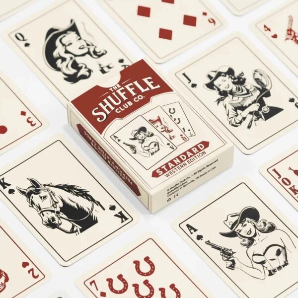 Western Edition Playing Cards - Vintage Cowboy Deck