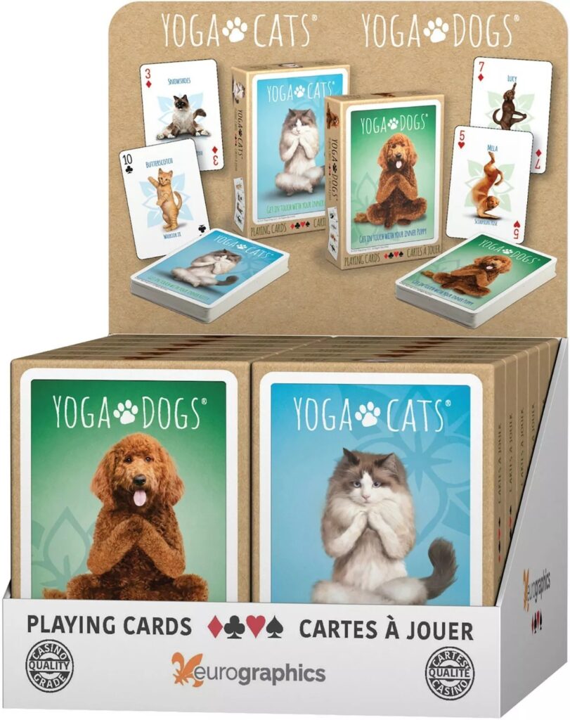 Yoga Cats Playing Cards